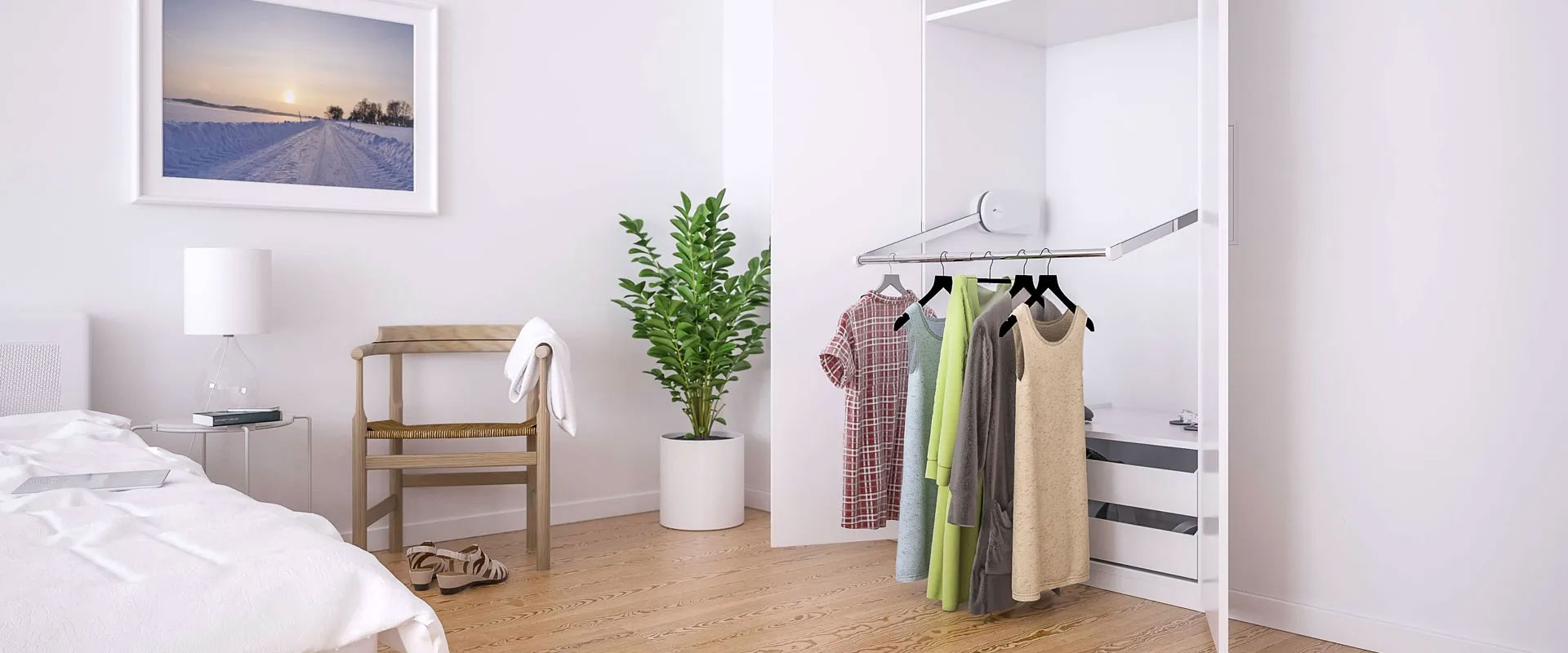 Making the wardrobe accessible to wheelchair users